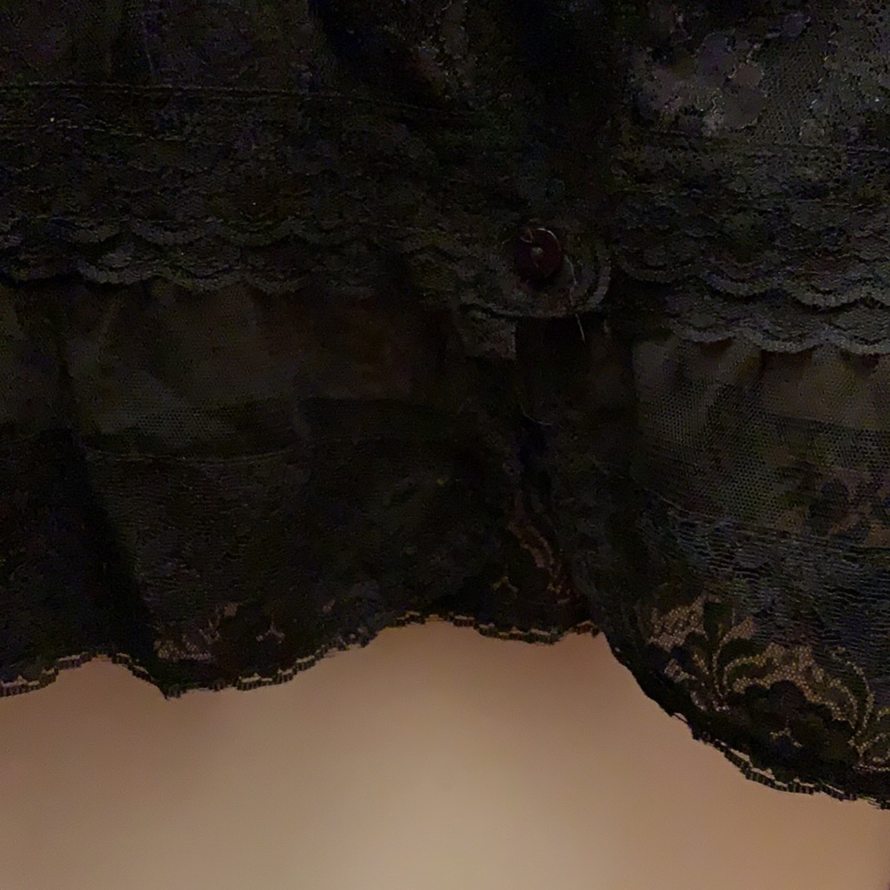 Coldwater Creek. Black See Through Lace. Size PMed - Picture 4 of 15